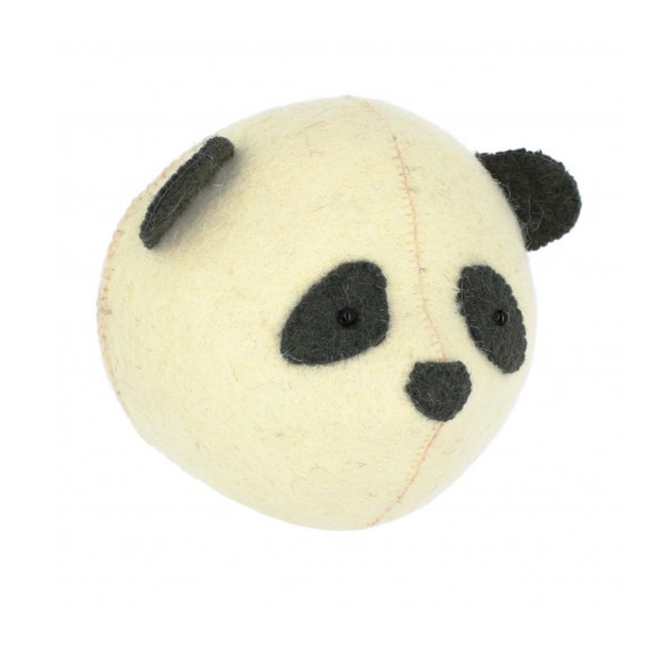 Fiona Walker Felt Panda Head (mini)