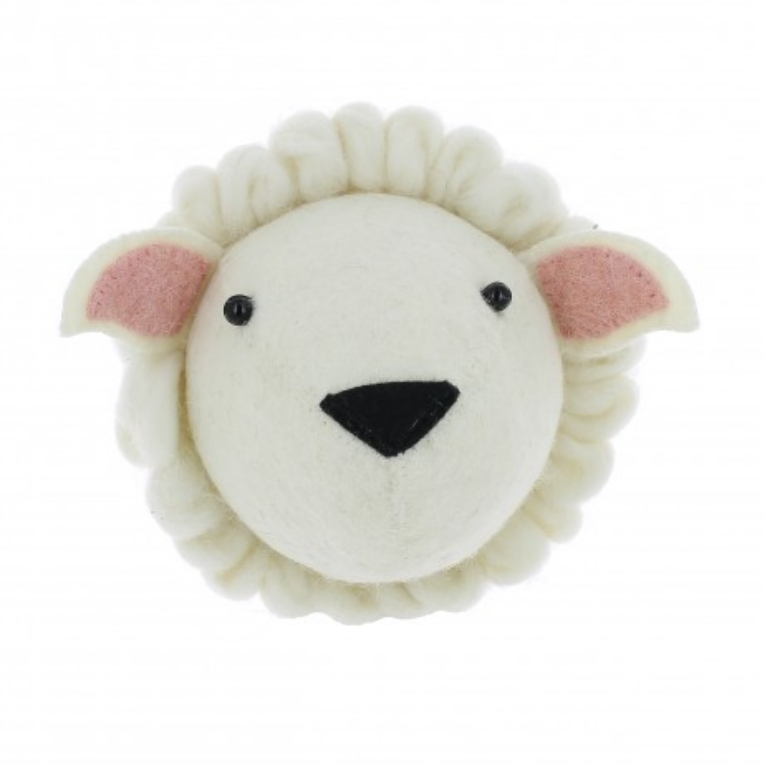 Fiona Walker Felt Sheep Head (mini)