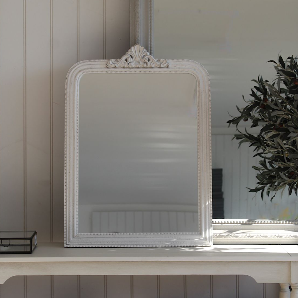Antique White Mirror