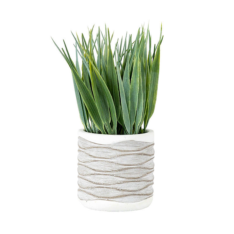 Faux Potted Grass