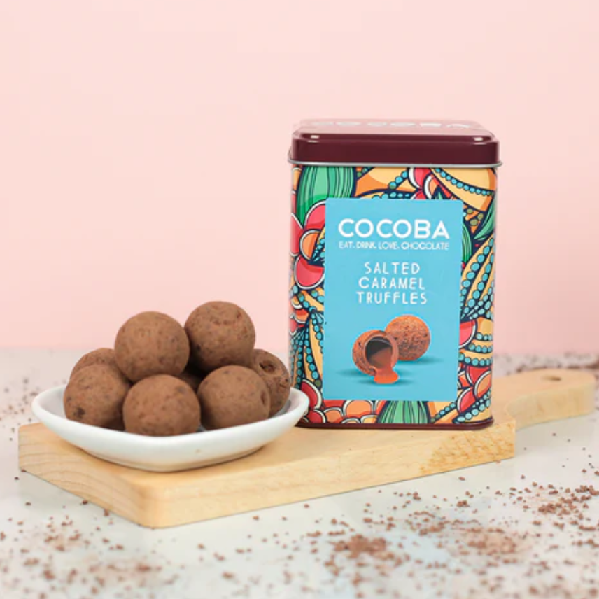 cocoba salted caramel truffles