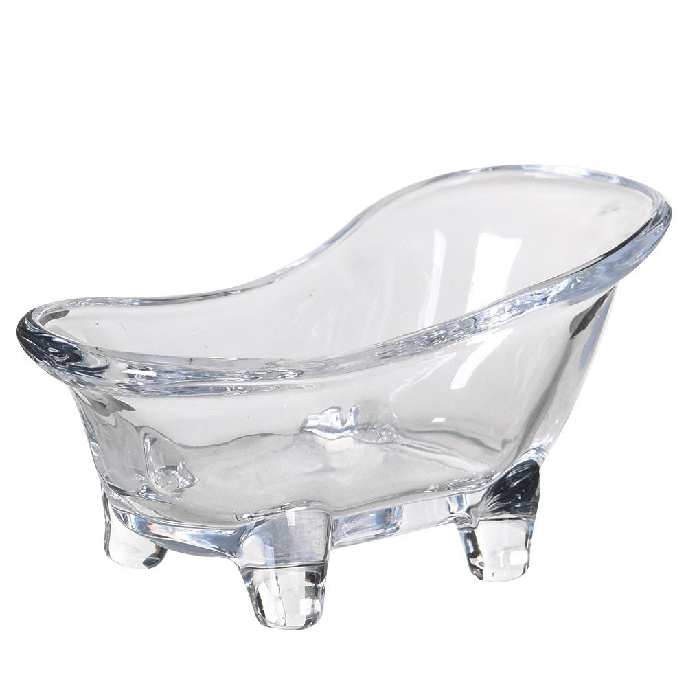 glass bathtub soap dish