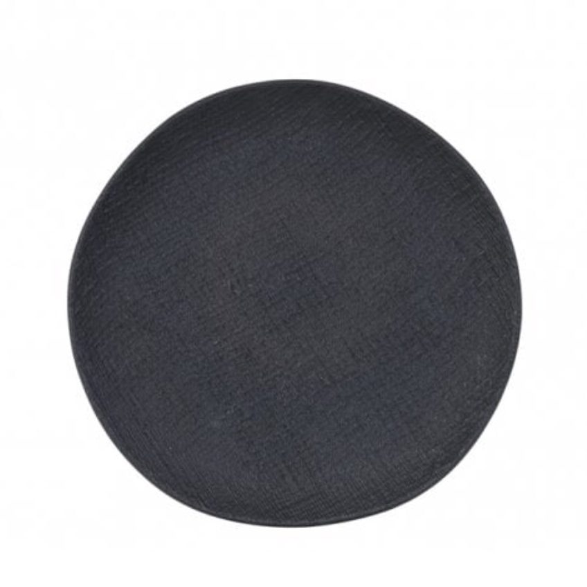 matt black textured display plate